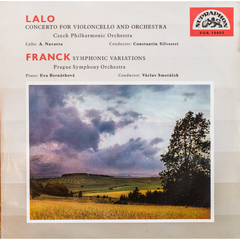 Édouard Lalo - The Czech Philharmonic Orchestra - Concerto For Violoncello And Orchestra / Symphonic Variations Édouard Lalo - The Czech Philharmonic Orchestra - Concerto For Violoncello And Orchestra / Symphonic Variations